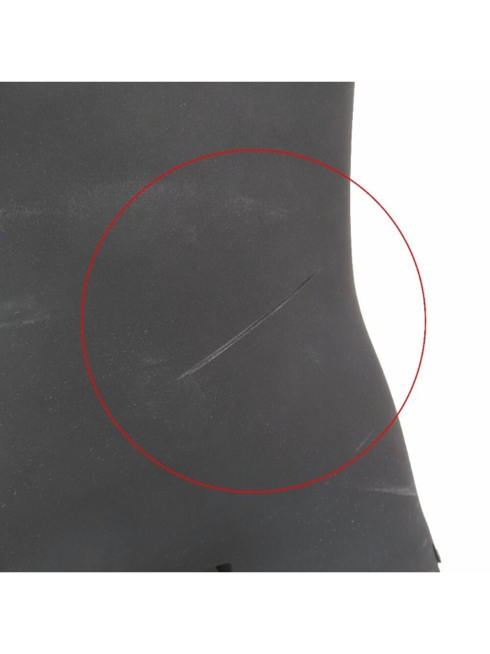 Balenciaga Trooper Rubber Boot Short Boots Square Toe Shoes Black - Picture 8 of 9